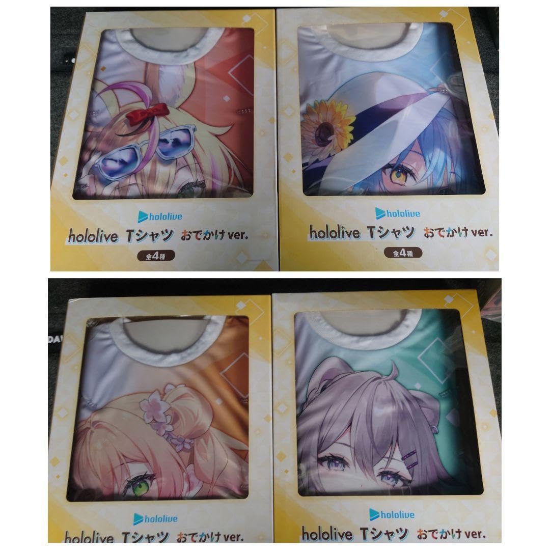 未開封 ホロライブ Tシャツ おでかけver. 全4種 GiGO限定 ねぽらぼ ホロライブ Tシャツ おでかけver. 全4種 GiGO限定 ねぽらぼ